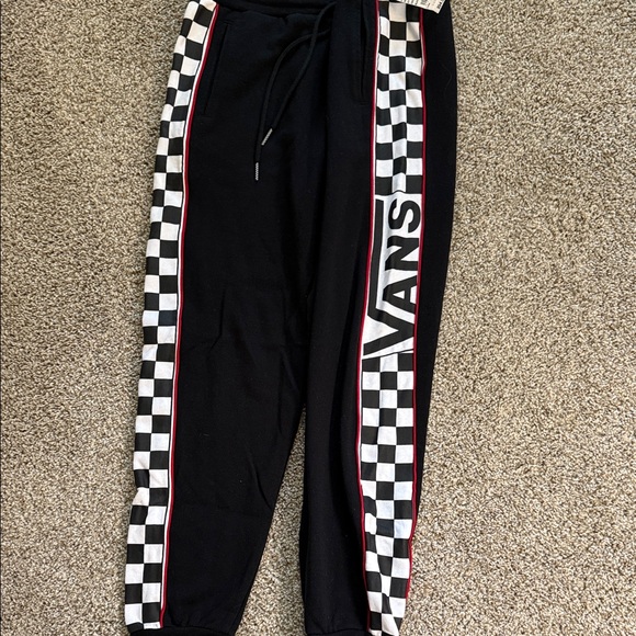 Vans Black Checkered Track Pants - Picture 5 of 6